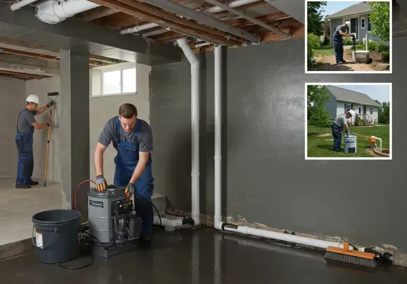 Basement Waterproofing and Flood Prevention process in North Bibb, AL